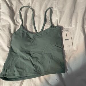 J80 Fit Green Strappy Tank Top